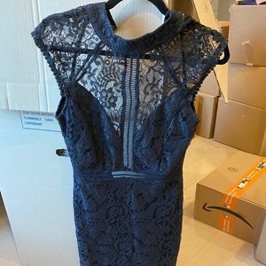 EUC✨Black Lace Cocktail Dress